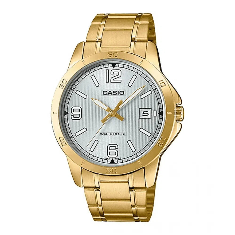 Casio MTP-V004G-7B2 Gold Stainless Watch for Men-Watch Portal Philippines