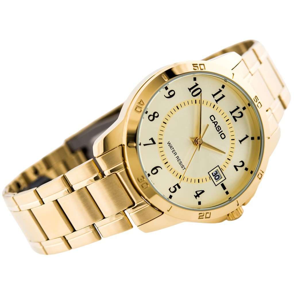 Casio MTP-V004G-9B Gold Stainless Watch for Men-Watch Portal Philippines