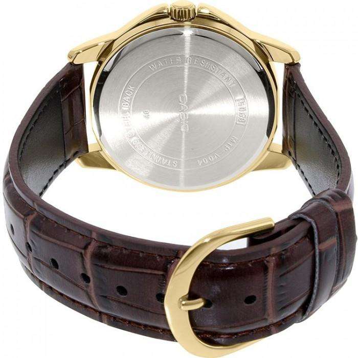 Casio MTP-V004GL-9A Brown Leather Watch for Men-Watch Portal Philippines