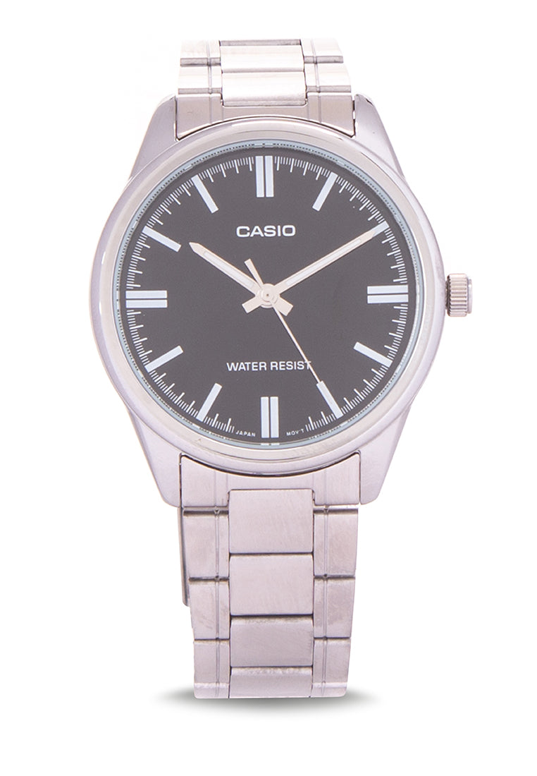 Casio MTP-V005D-1A Analog Stainless Steel Strap Watch For Men-Watch Portal Philippines