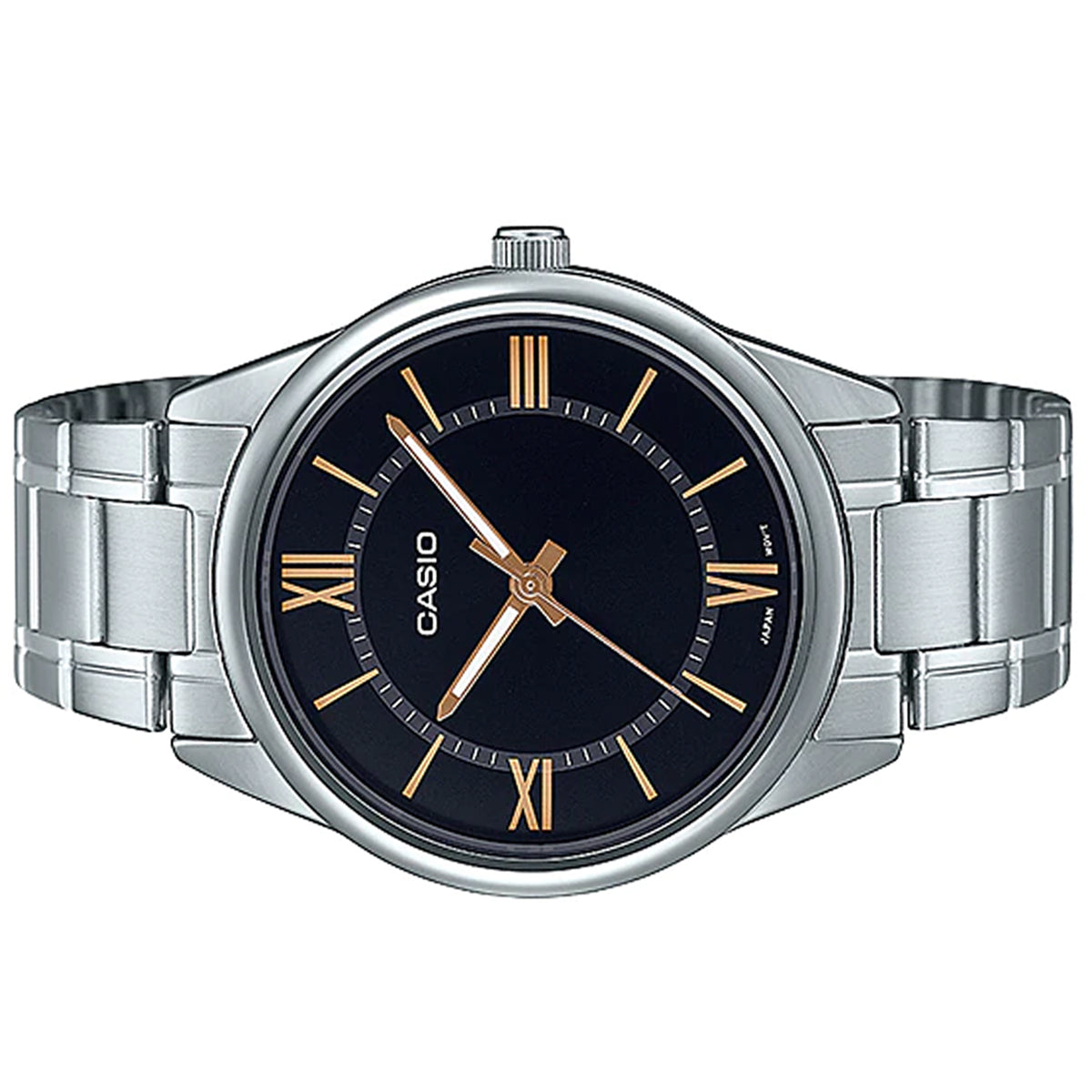 Casio MTP-V005D-1B5 Silver Stainless Watch for Men-Watch Portal Philippines