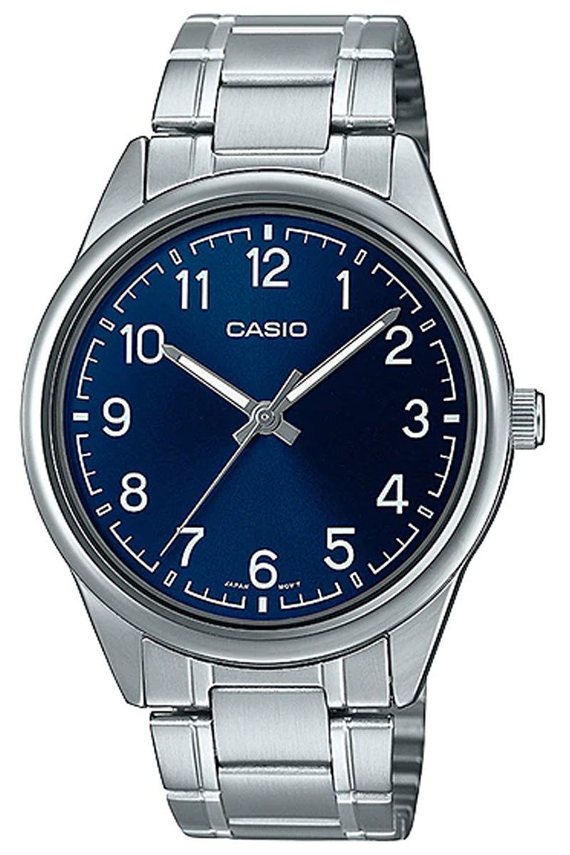 Casio MTP-V005D-2B4 Silver Stainless Watch for Men-Watch Portal Philippines