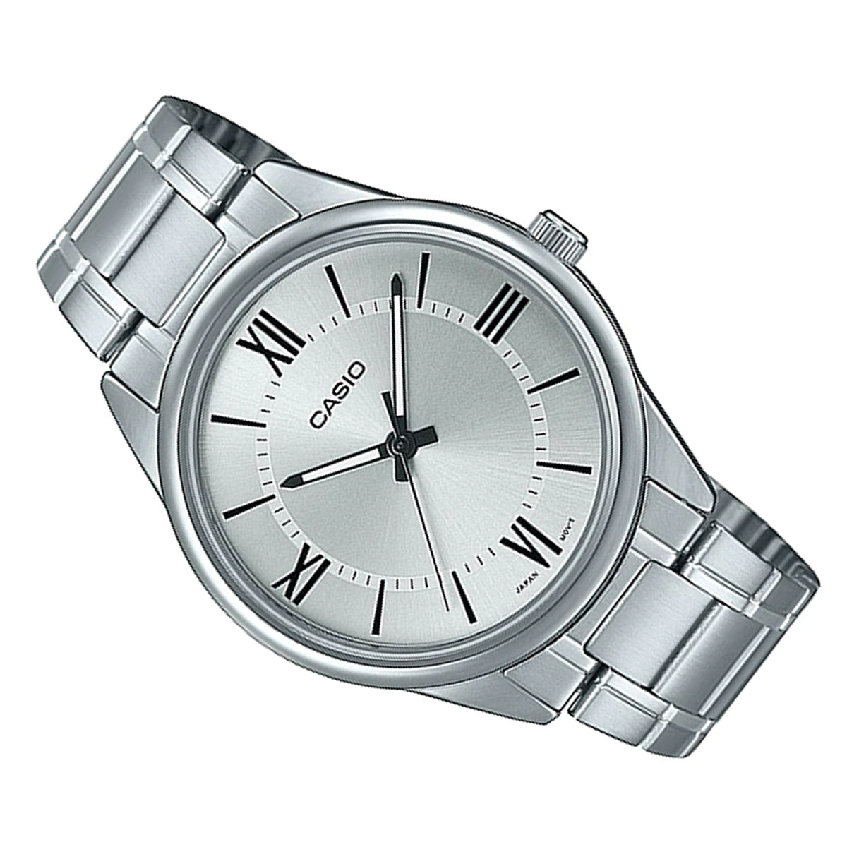 Casio MTP-V005D-7B5 Silver Stainless Strap Watch for Men-Watch Portal Philippines