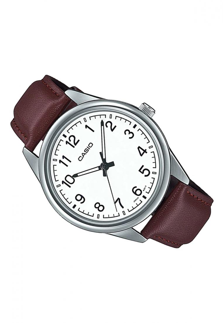 Casio MTP-V005L-7B4 Analog Leather Strap Watch For Men-Watch Portal Philippines