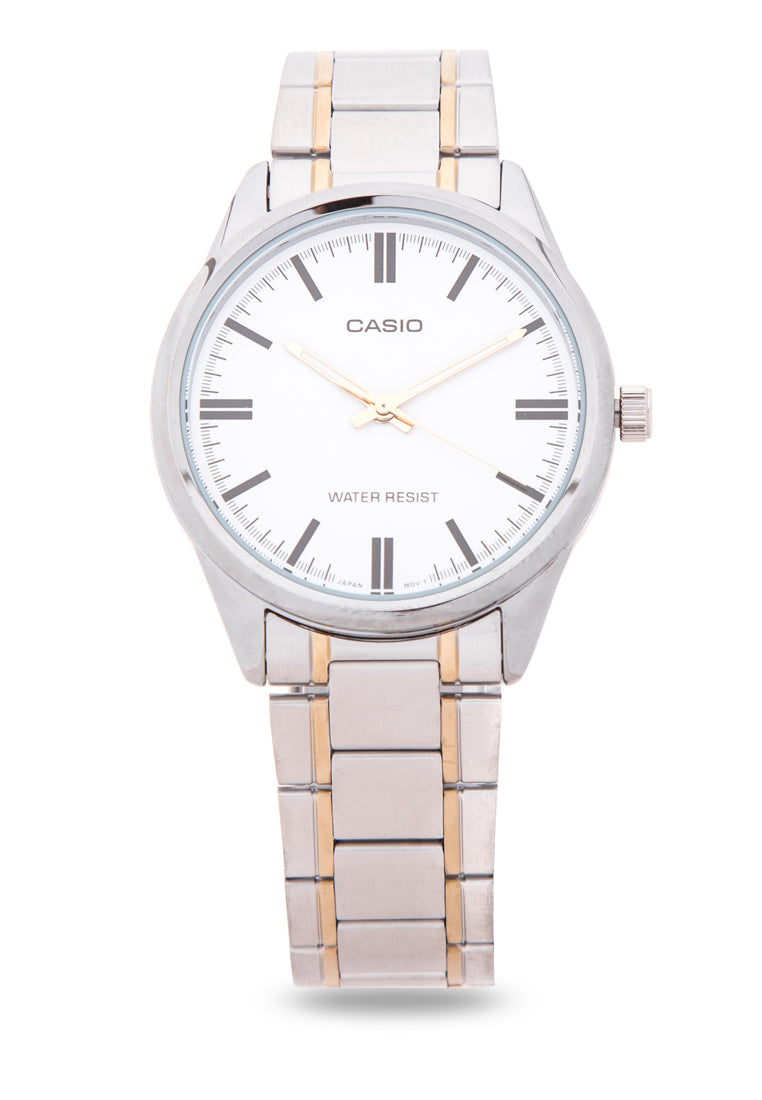 Casio MTP-V005SG-7A Analog Stainless Steel Strap Watch For Men-Watch Portal Philippines