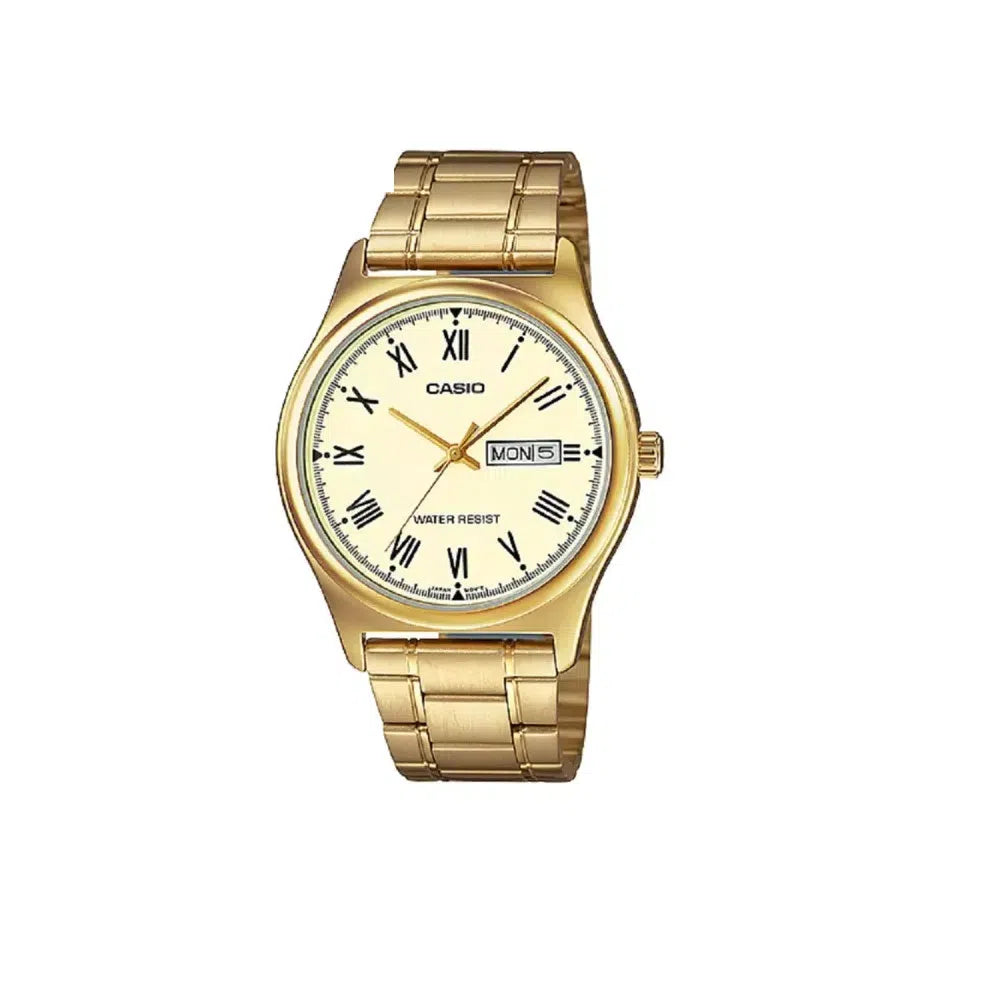 Casio MTP-V006G-9B Gold Stainless Watch for Men-Watch Portal Philippines