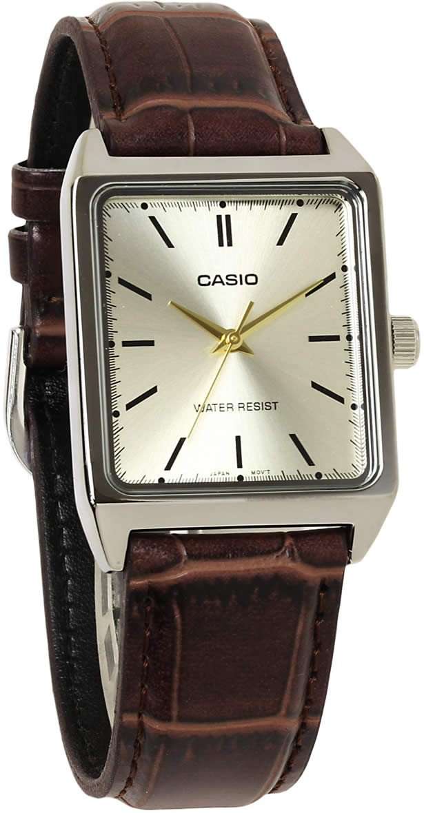 Casio MTP-V007L-9E Brown Leather Watch for Men-Watch Portal Philippines