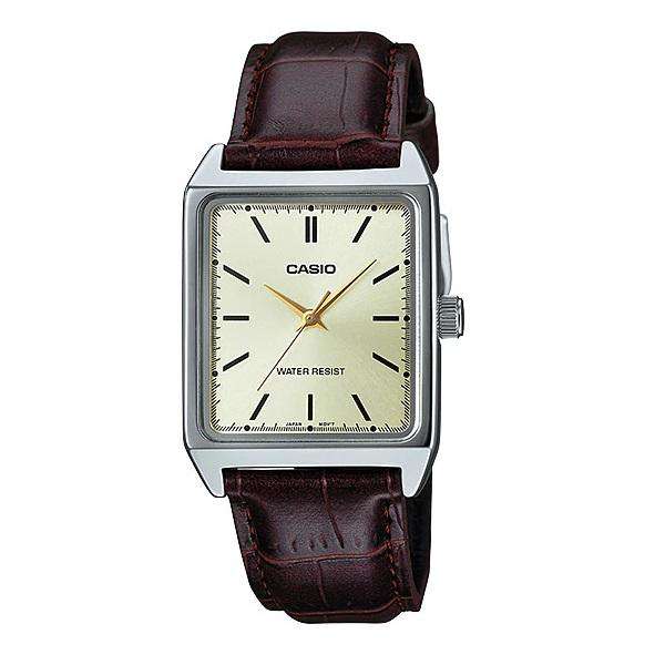 Casio MTP-V007L-9E Brown Leather Watch for Men-Watch Portal Philippines