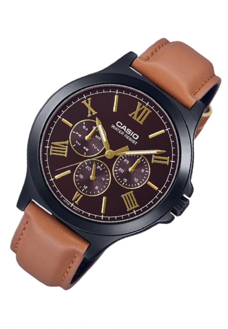 Casio MTP-V300BL-5A Analog Leather Strap Watch For Men-Watch Portal Philippines