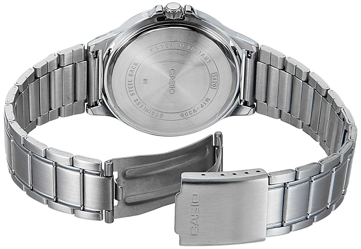 Casio MTP-V300D-1A Silver Stainless Watch for Men-Watch Portal Philippines