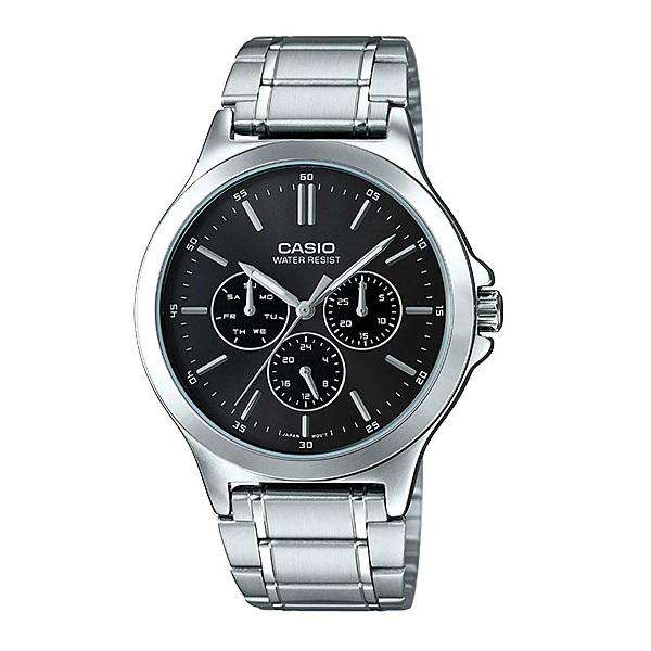 Casio MTP-V300D-1A Silver Stainless Watch for Men-Watch Portal Philippines