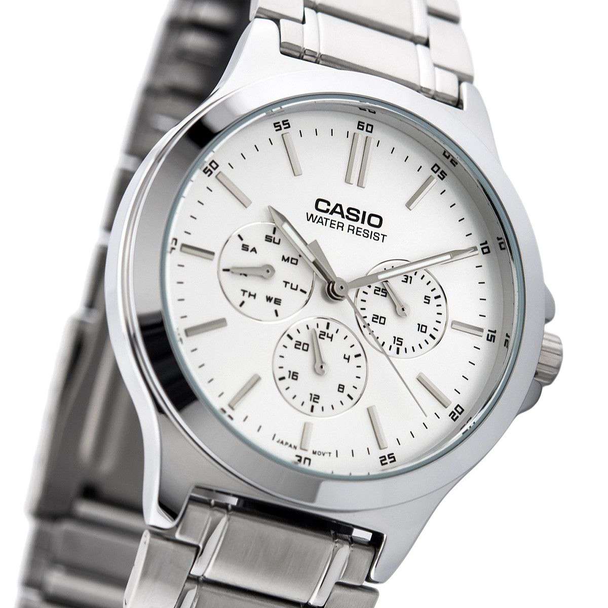 Casio MTP-V300D-7A Silver Stainless Watch for Men-Watch Portal Philippines