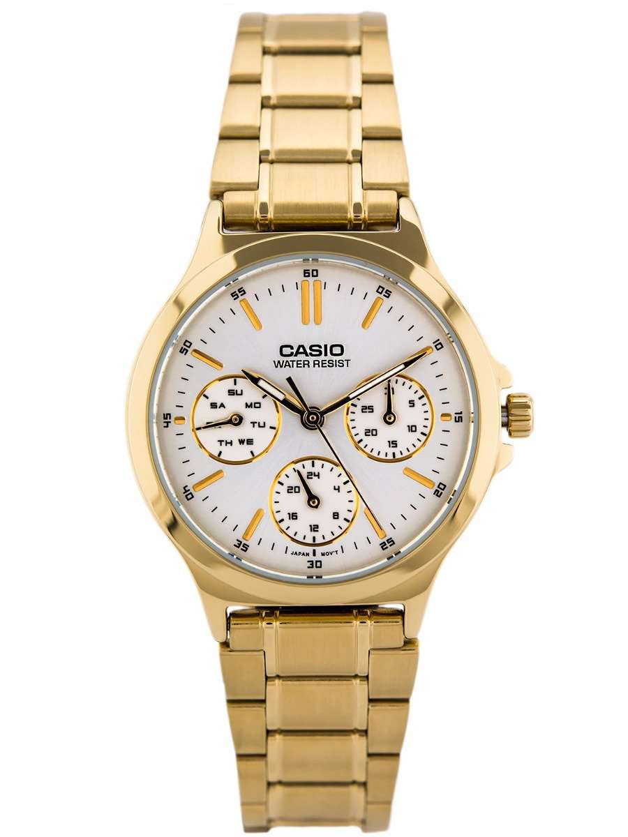 Casio MTP-V300G-7A Gold Stainless Watch for Men-Watch Portal Philippines