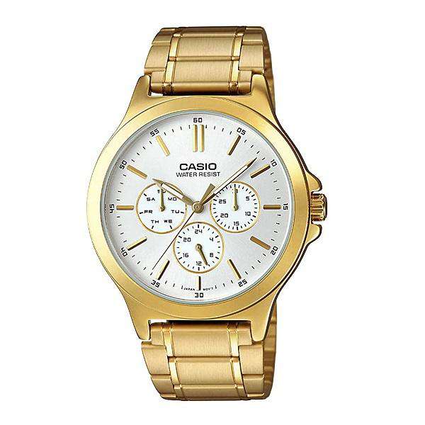 Casio MTP-V300G-7A Gold Stainless Watch for Men-Watch Portal Philippines