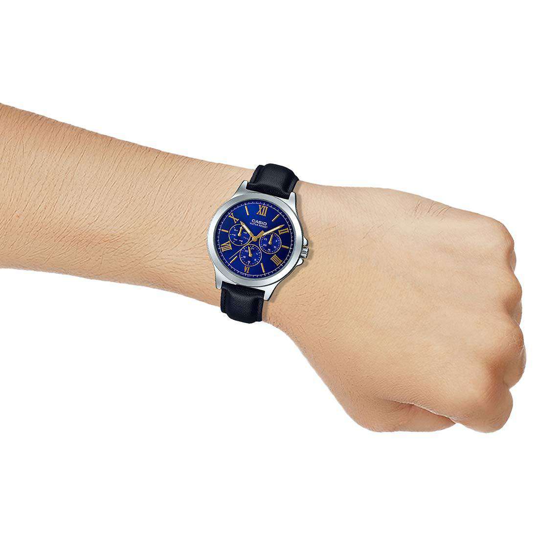 Casio MTP-V300L-2A Leather Strap Watch for Men-Watch Portal Philippines