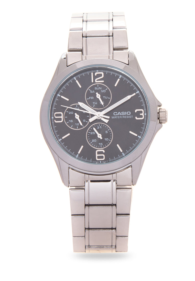 Casio MTP-V301D-1A Analog Stainless Steel Strap Watch For Men-Watch Portal Philippines