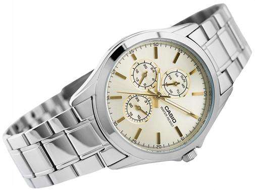 Casio MTP-V302D-9A Silver Stainless Watch for Men-Watch Portal Philippines