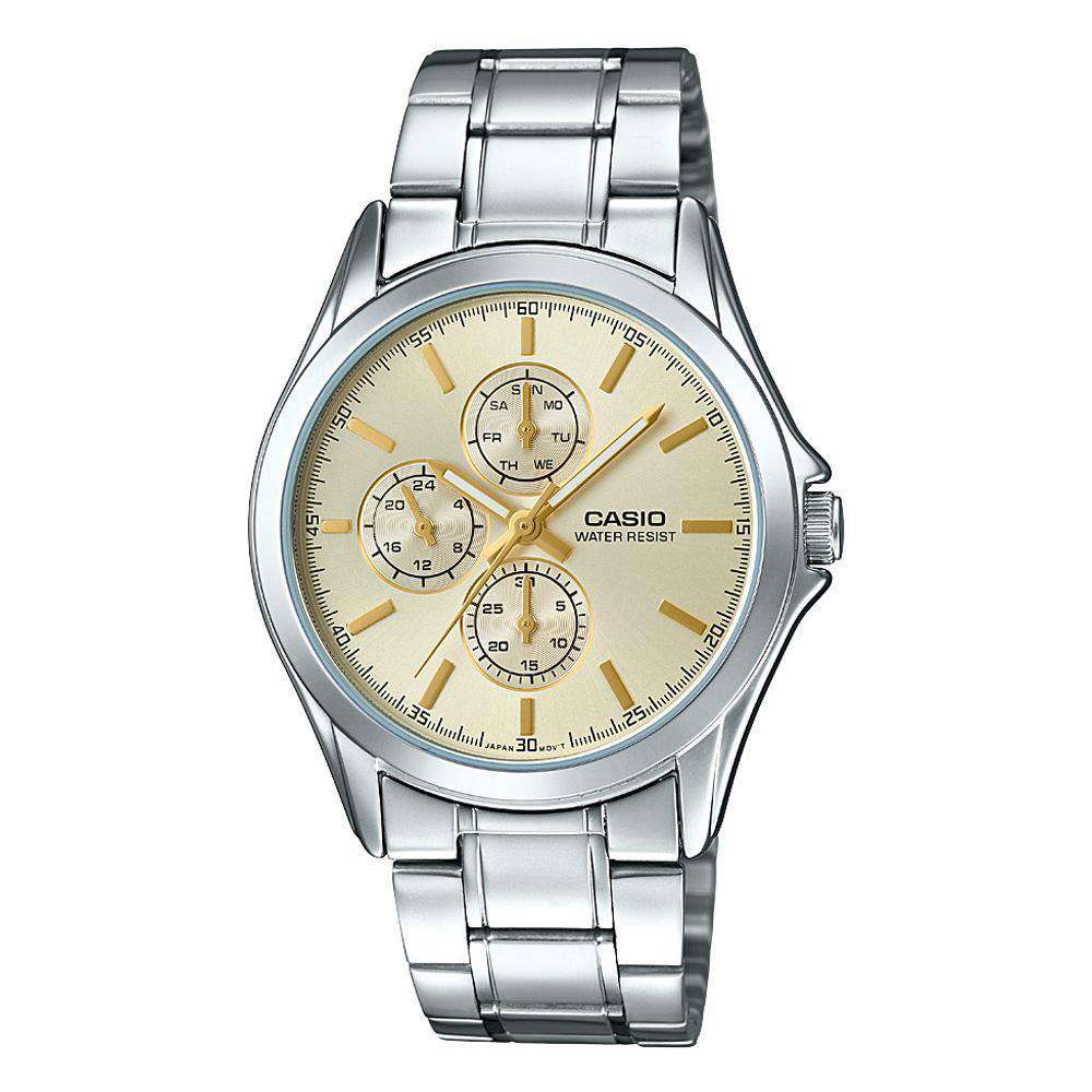 Casio MTP-V302D-9A Silver Stainless Watch for Men-Watch Portal Philippines