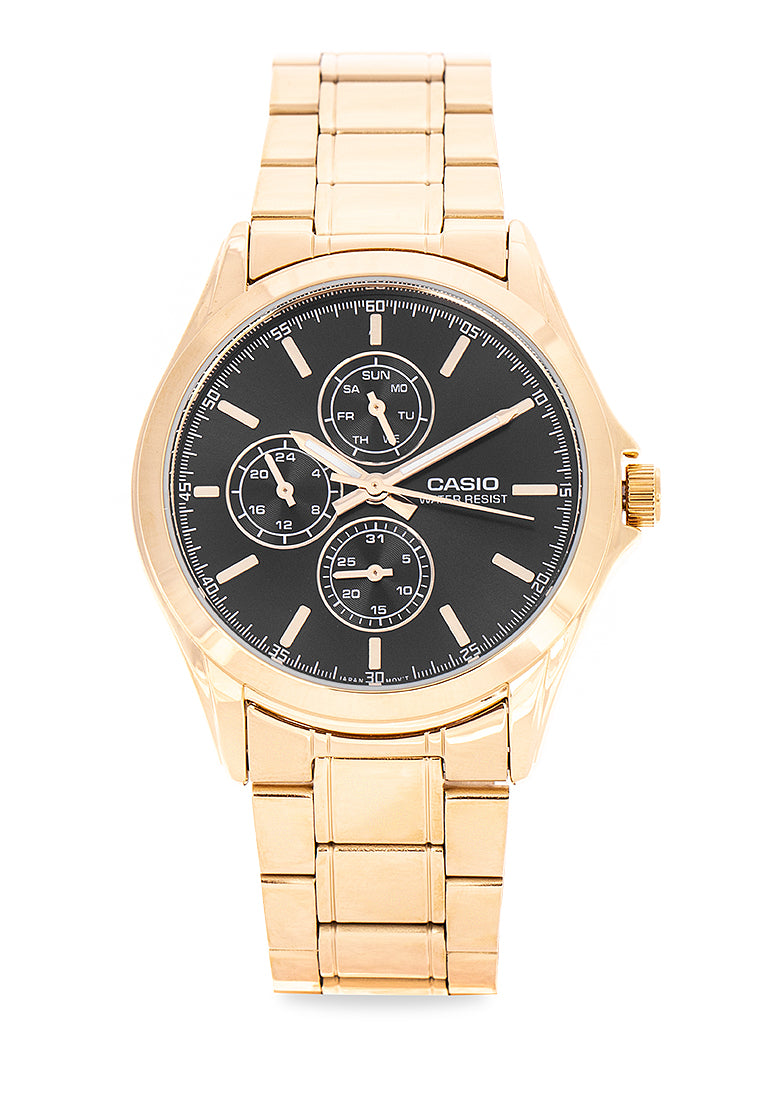Casio MTP-V302G-1A Analog Stainless Steel Strap Watch For Men-Watch Portal Philippines