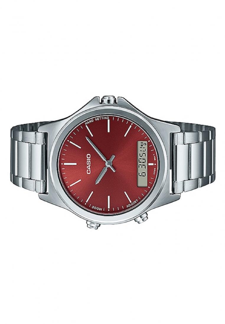 Casio MTP-VC01D-5E Digital Analog Stainless Steel Strap Watch For Men-Watch Portal Philippines