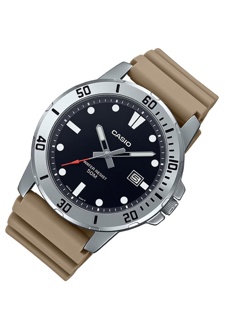 Casio MTP-VD01-5E Analog Rubber Strap Watch For Men-Watch Portal Philippines