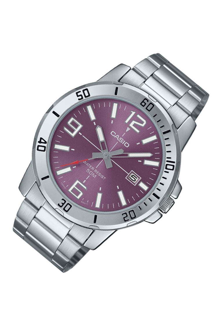 Casio MTP-VD01D-6B Analog Stainless Steel Strap Watch For Men-Watch Portal Philippines