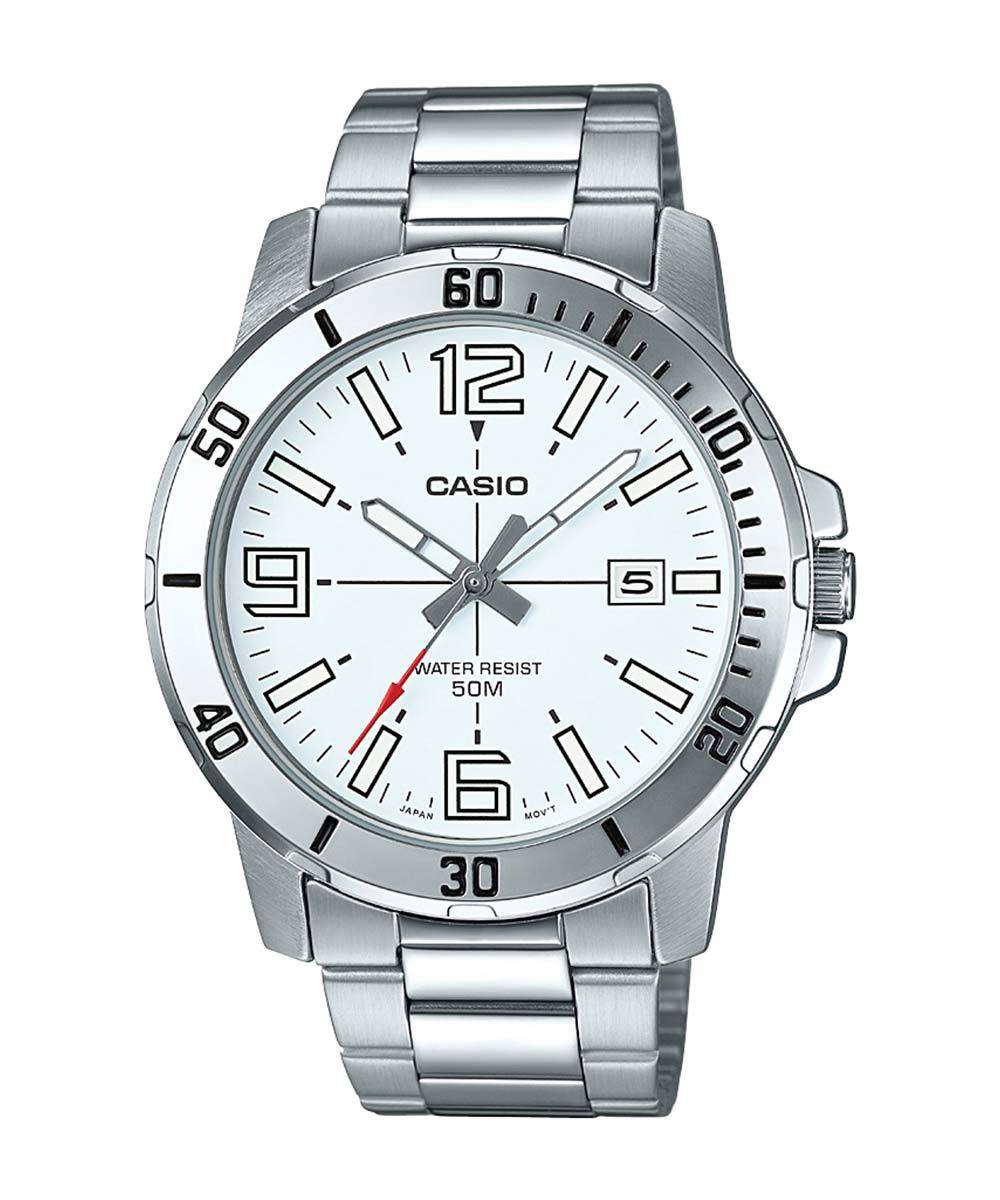 Casio MTP-VD01D-7BVUDF Silver Stainless Watch for Men-Watch Portal Philippines