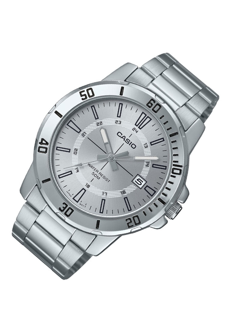 Casio MTP-VD01D-7C Analog Stainless Steel Strap Watch For Men-Watch Portal Philippines
