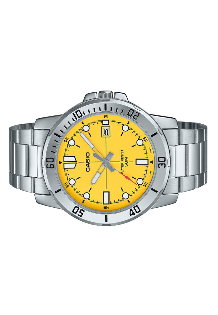 Casio MTP-VD01D-9E Analog Stainless Steel Strap Watch For Men-Watch Portal Philippines