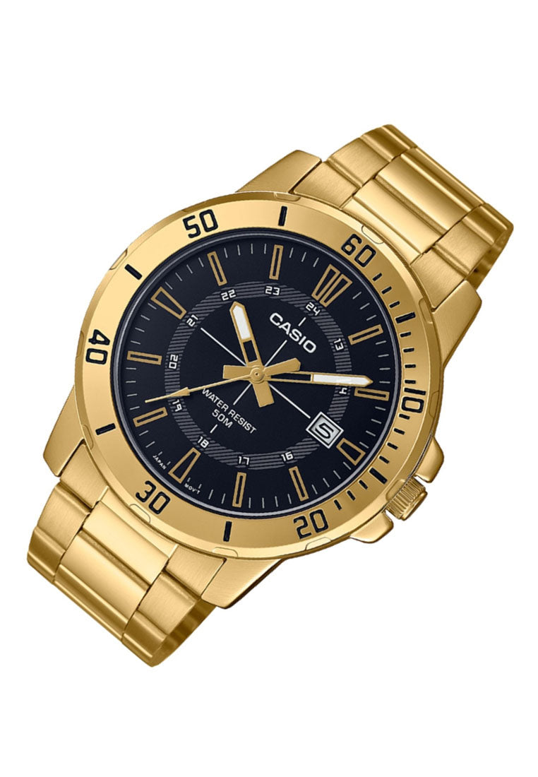 Casio MTP-VD01G-1C Analog Stainless Steel Strap Watch For Men-Watch Portal Philippines