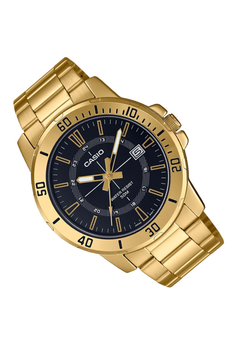 Casio MTP-VD01G-1C Analog Stainless Steel Strap Watch For Men-Watch Portal Philippines