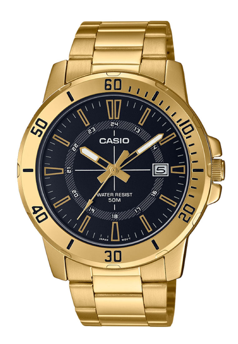 Casio MTP-VD01G-1C Analog Stainless Steel Strap Watch For Men-Watch Portal Philippines