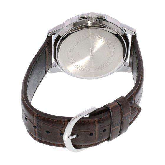 Casio MTP-VD01L-1BVUDF Brown Leather Strap Watch for Men-Watch Portal Philippines