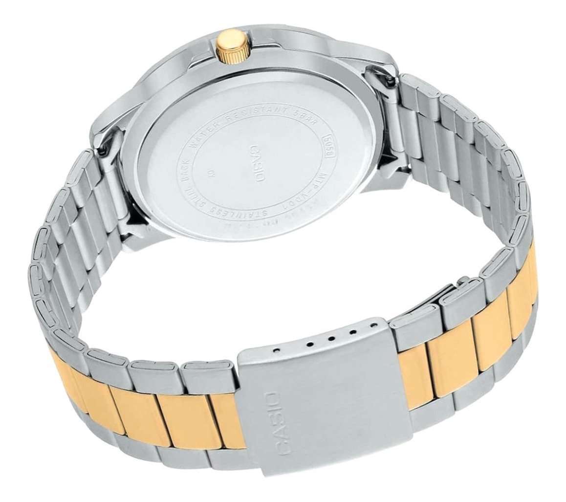 Casio MTP-VD01SG-9B Two-Toned Stainless Watch for Men-Watch Portal Philippines
