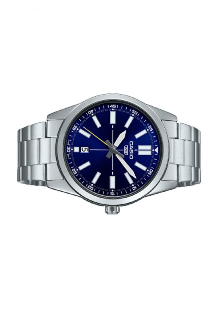 Casio MTP-VD02D-2E Analog Stainless Steel Strap Watch For Men-Watch Portal Philippines