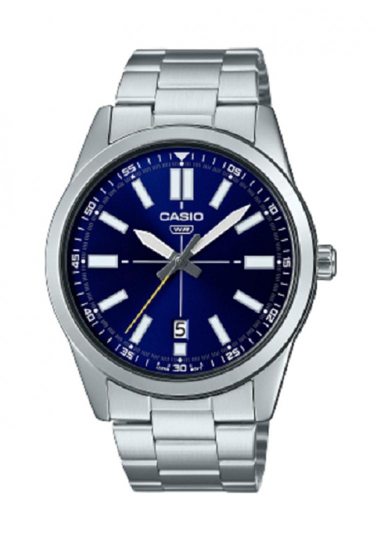 Casio MTP-VD02D-2E Analog Stainless Steel Strap Watch For Men-Watch Portal Philippines