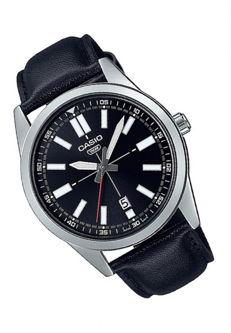 Casio MTP-VD02L-1E Analog Leather Strap Watch For Men-Watch Portal Philippines