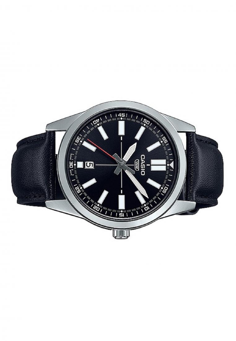 Casio MTP-VD02L-1E Analog Leather Strap Watch For Men-Watch Portal Philippines