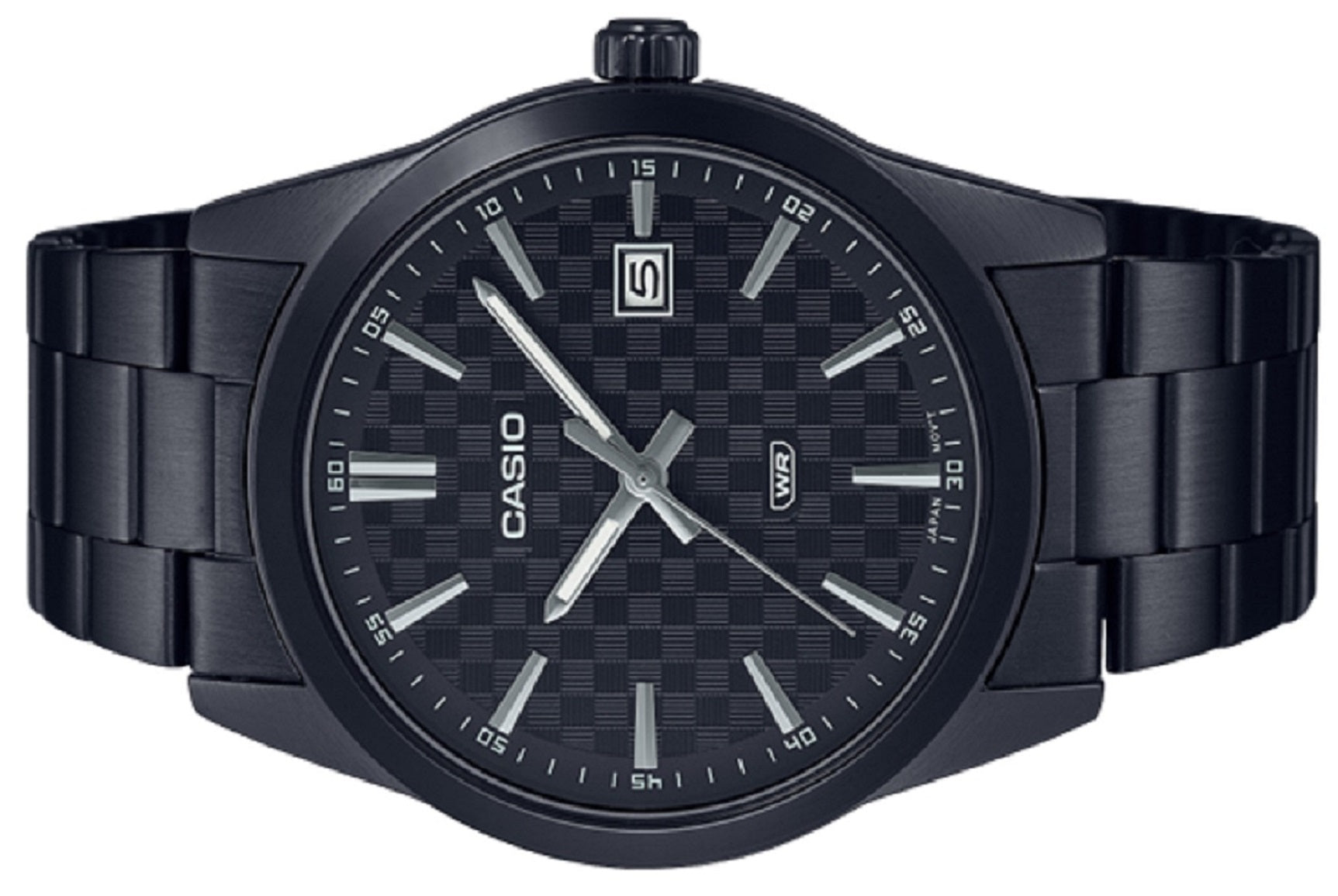 Casio MTP-VD03B-1A Black Stainless Steel Watch for Men-Watch Portal Philippines