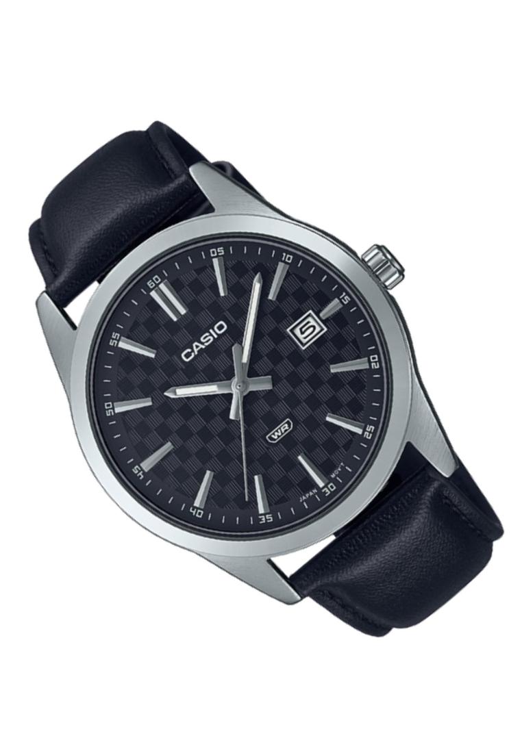 Casio MTP-VD03L-1A Analog Leather Strap Watch For Men-Watch Portal Philippines