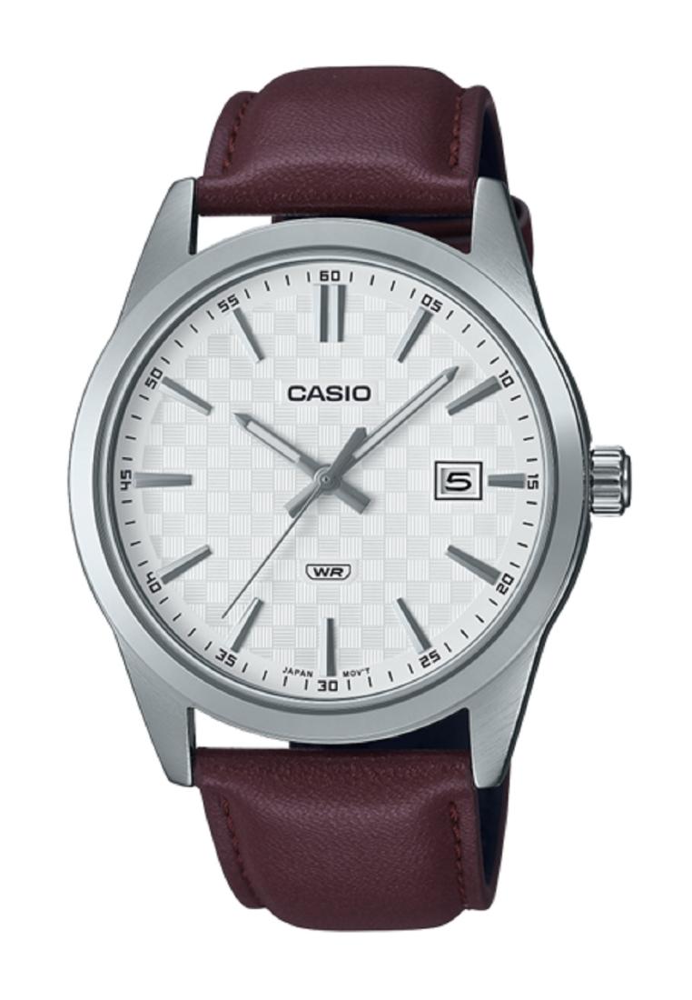 Casio MTP-VD03L-5A Analog Leather Strap Watch For Men-Watch Portal Philippines