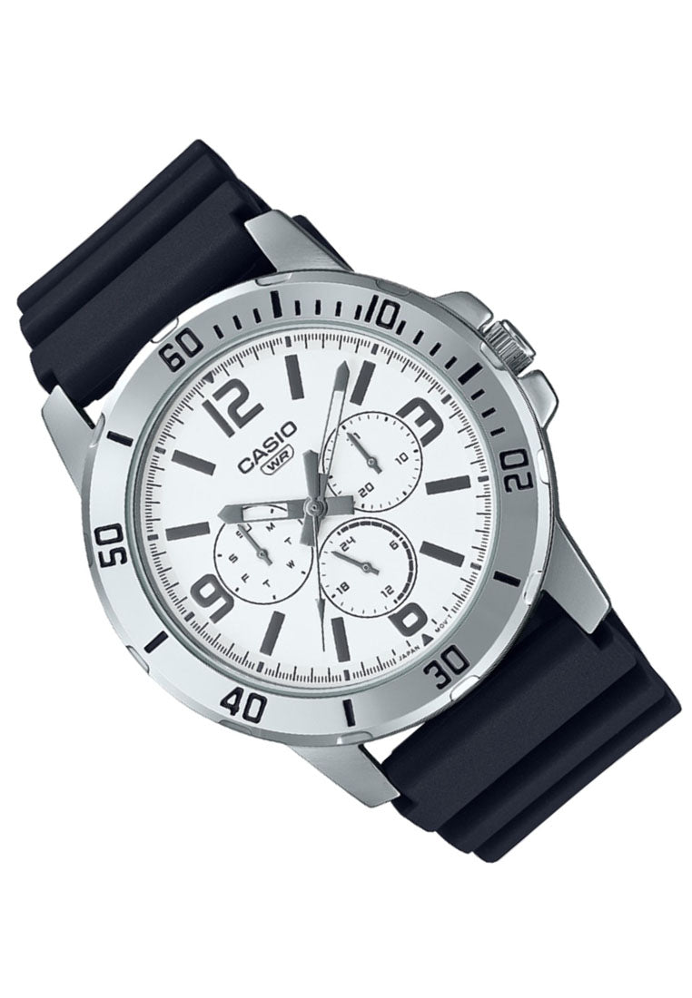Casio MTP-VD300-7B Analog Rubber Strap Watch For Men-Watch Portal Philippines