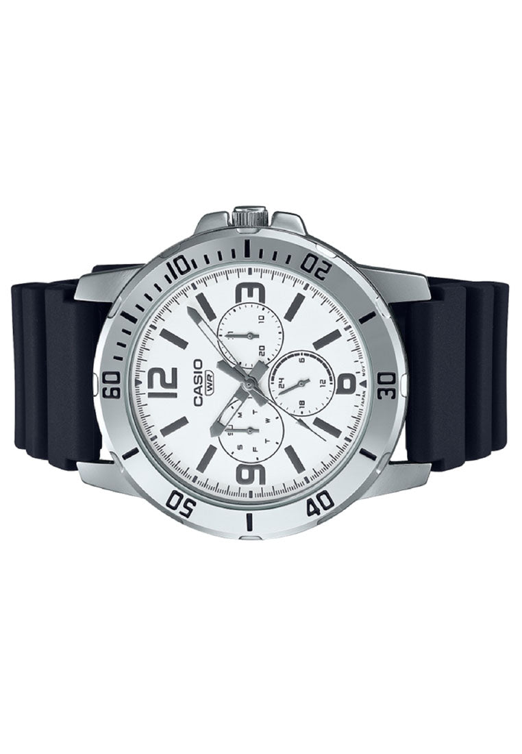 Casio MTP-VD300-7B Analog Rubber Strap Watch For Men-Watch Portal Philippines