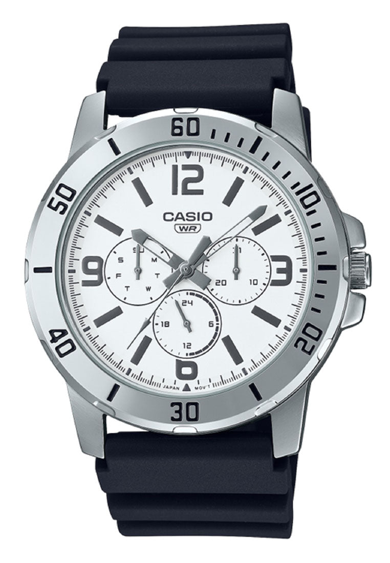 Casio MTP-VD300-7B Analog Rubber Strap Watch For Men-Watch Portal Philippines