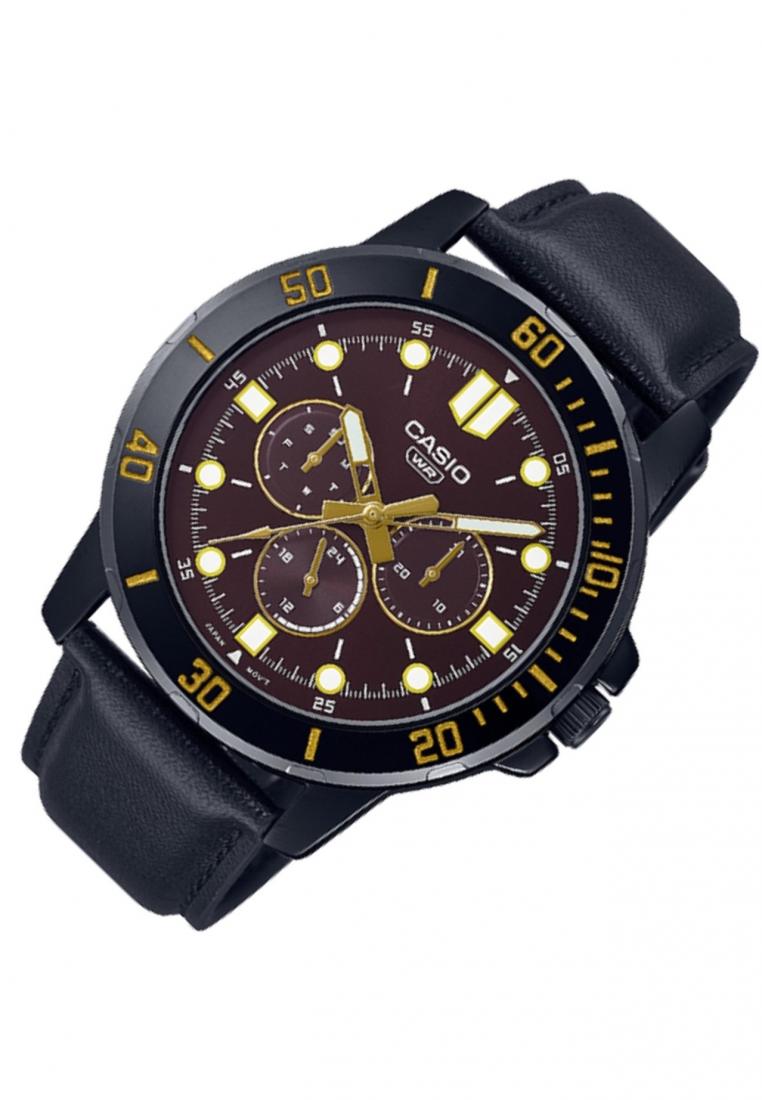 Casio MTP-VD300BL-5E Analog Leather Strap Watch For Men-Watch Portal Philippines