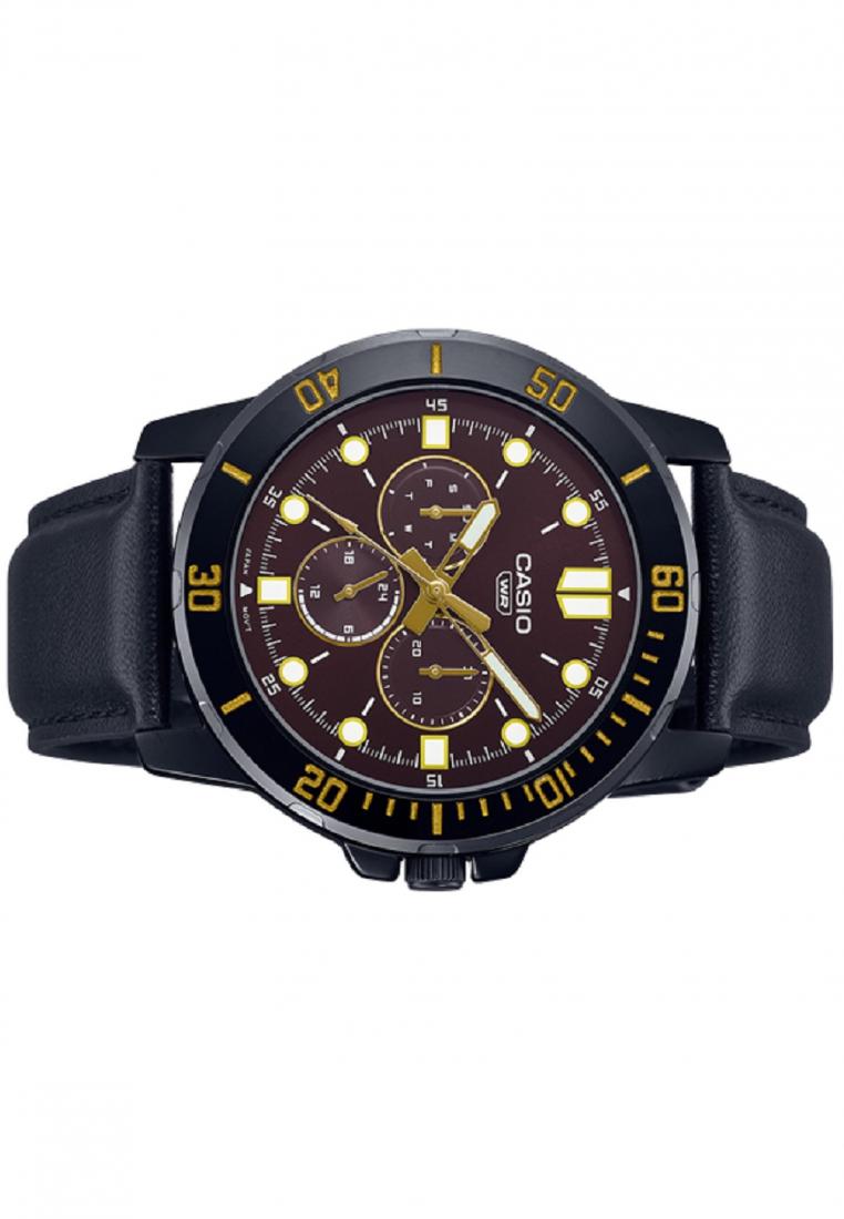 Casio MTP-VD300BL-5E Analog Leather Strap Watch For Men-Watch Portal Philippines