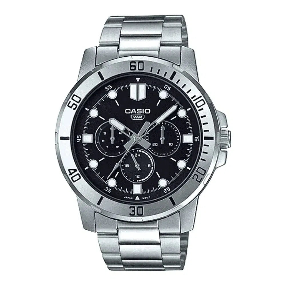 Casio MTP-VD300D-1E Silver Stainless Watch-Watch Portal Philippines