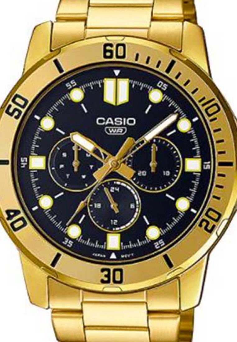 Casio MTP-VD300G-1E Analog Stainless Steel Strap Watch For Men-Watch Portal Philippines