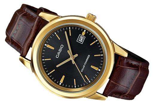 Casio MTP-VS01GL-1A Brown Leather Watch for Men-Watch Portal Philippines