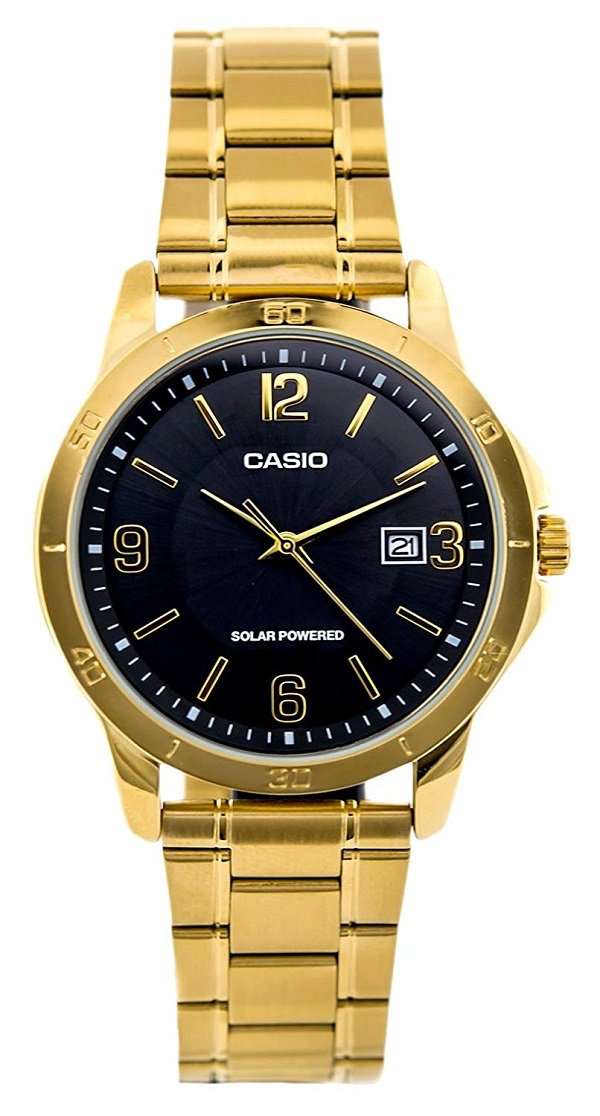 Casio MTP-VS02G-1A Gold Plated Watch For Men-Watch Portal Philippines